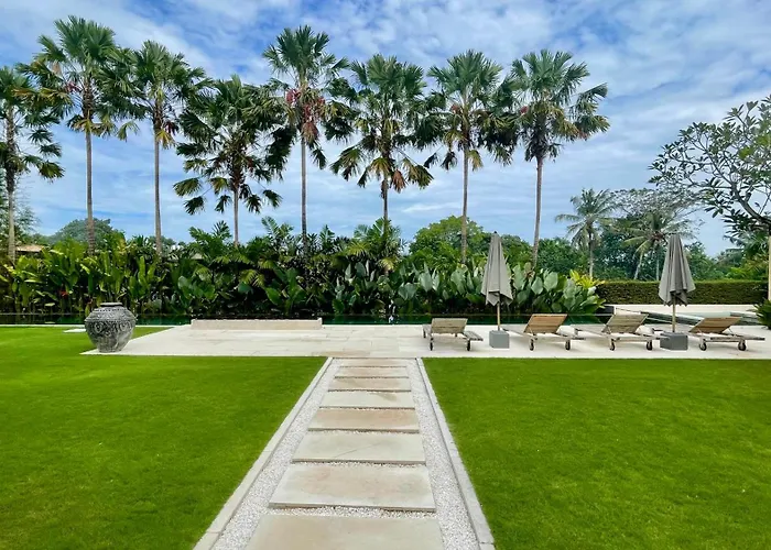 Luxury 5br With Private Pool, Rice Fields View & Nearby - The Palm House Villa Canggu (Bali)